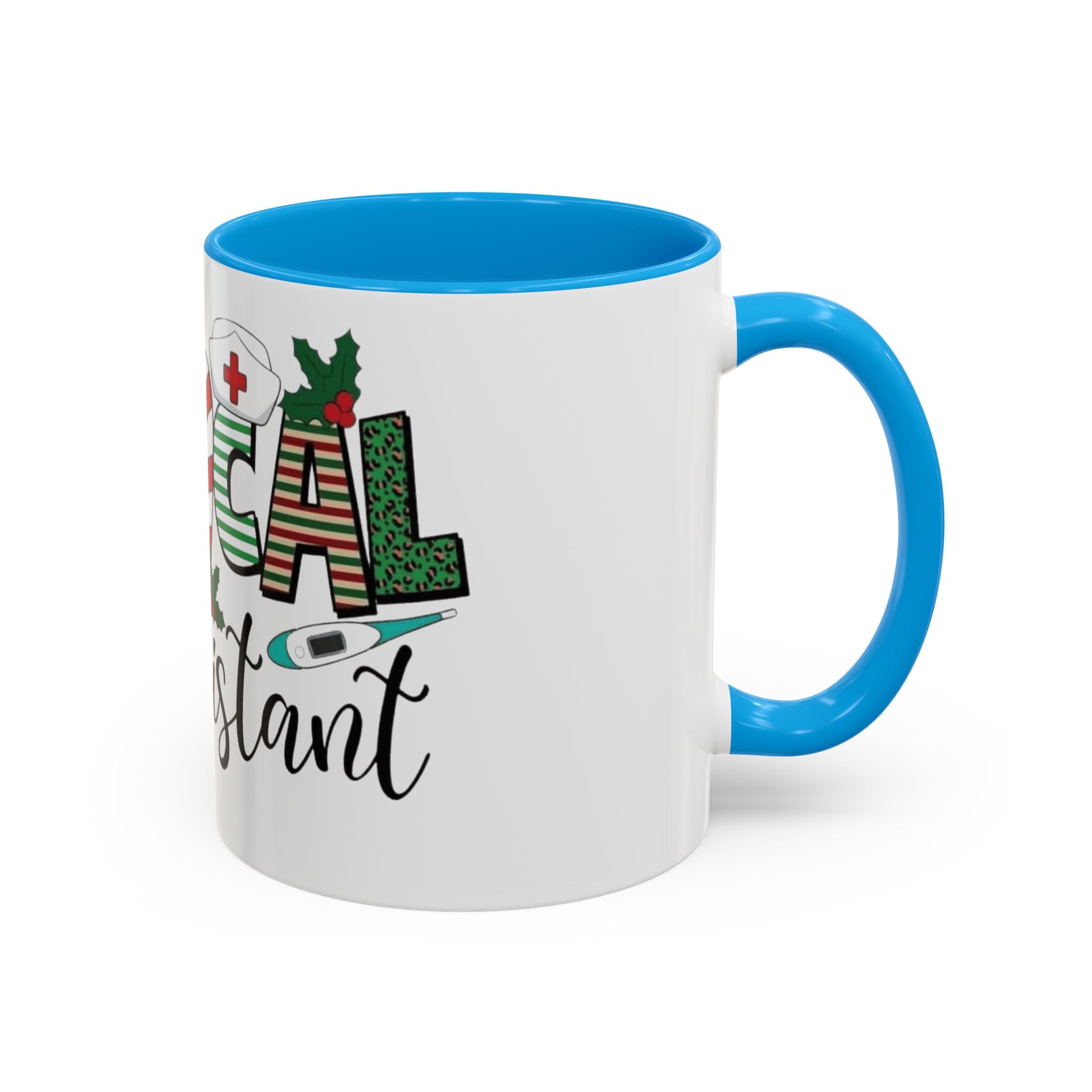 Medical Assistant Christmas Mug — Festive Colorful 11oz/15oz Coffee Cup Medical Christmas Mug
