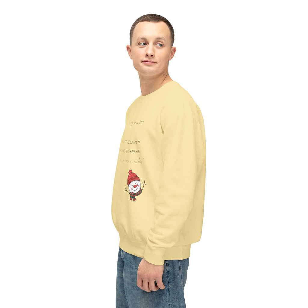 Snowman Crewneck Sweatshirt  Cute Holiday Snowman Pullover