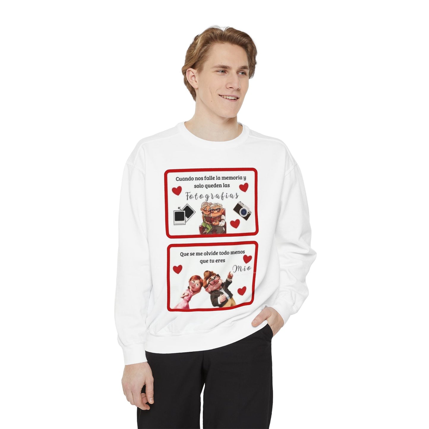 Valentine's Day Photo Collage  Romantico SAN VALENTÍN sweatshirt