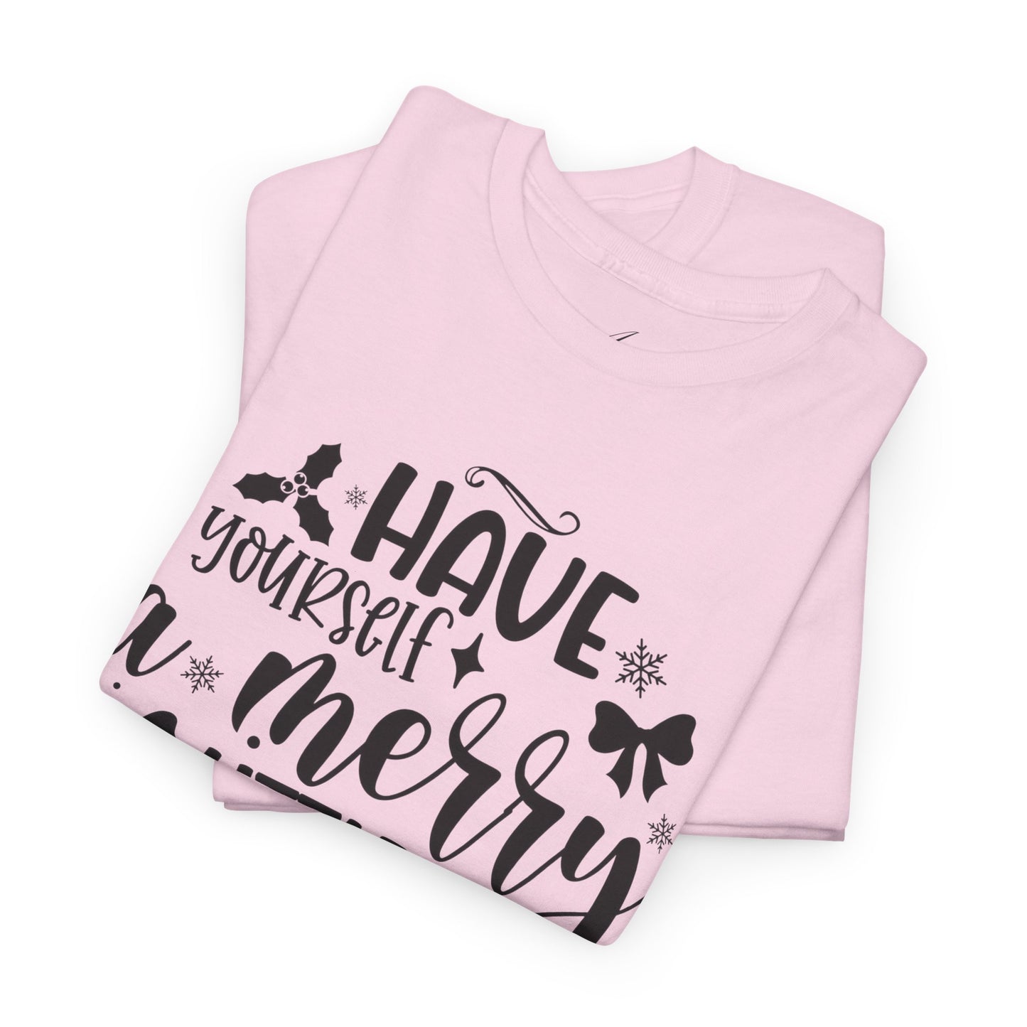 Merry Christmas Cotton Tee Holiday Graphic Tees & Cozy Festive Wear