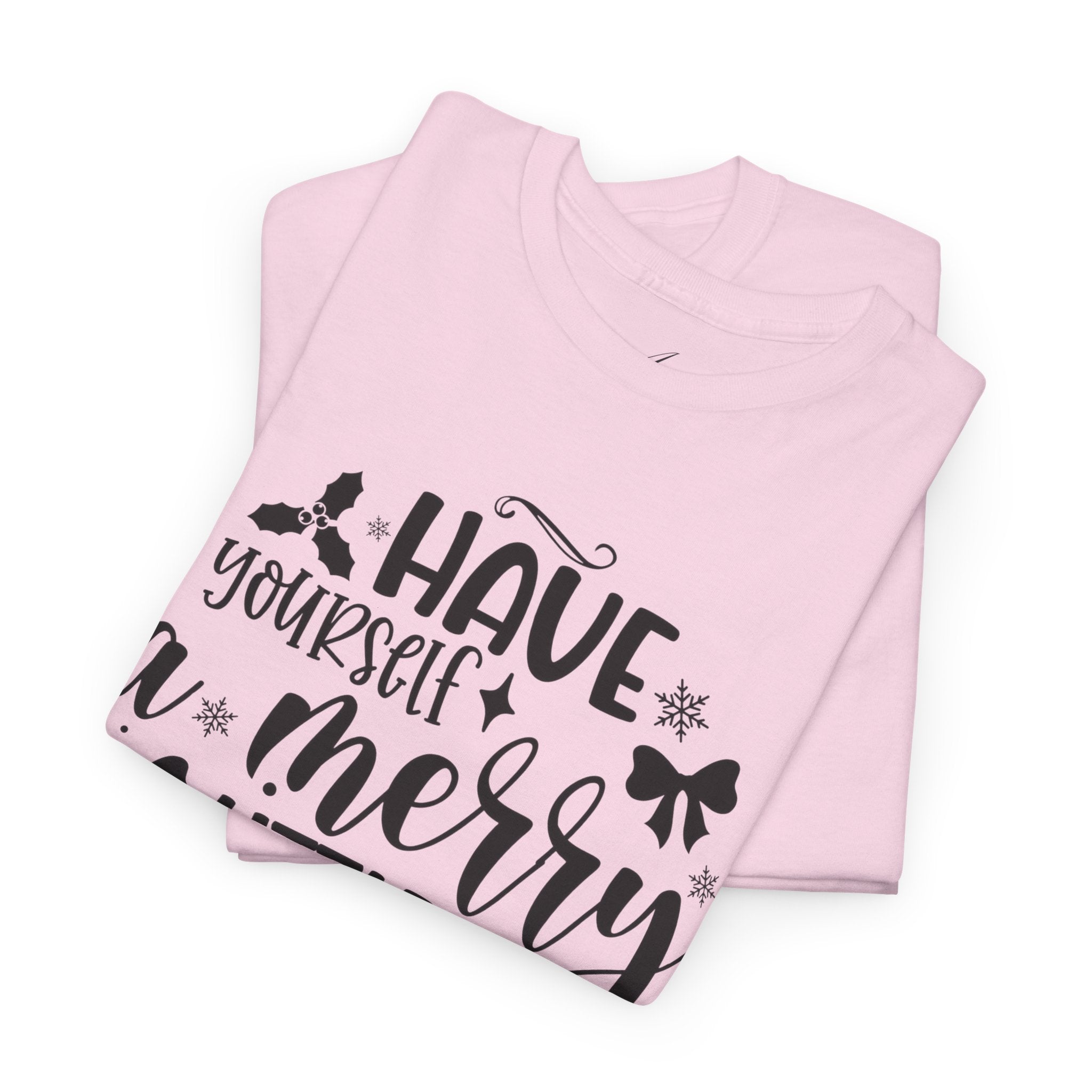 Merry Christmas Cotton Tee Holiday Graphic Tees & Cozy Festive Wear