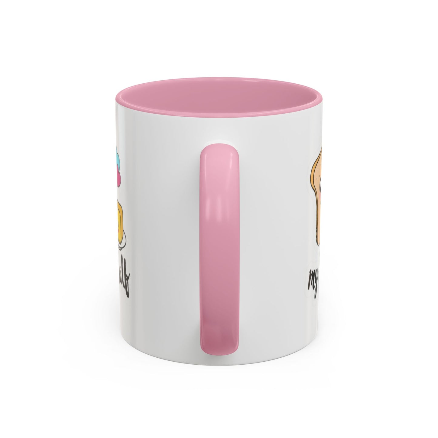 Motivational & Funny Quote Mugs Uplifting Coffee Cup Gifts Cute Foodie Relationship Mug My Butter Half Design, Colorful 11oz & 15oz