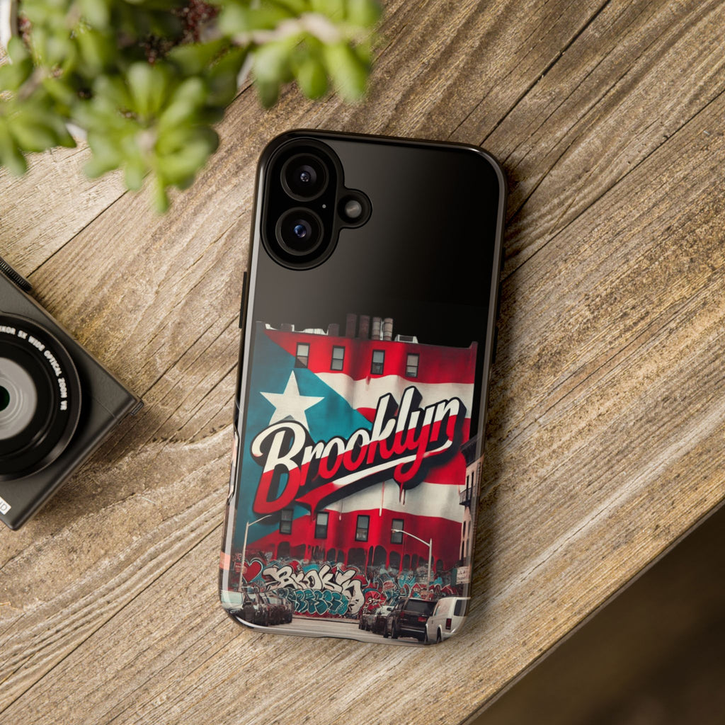Brooklyn Street Art Phone Case  Urban Graffiti Protective Cover