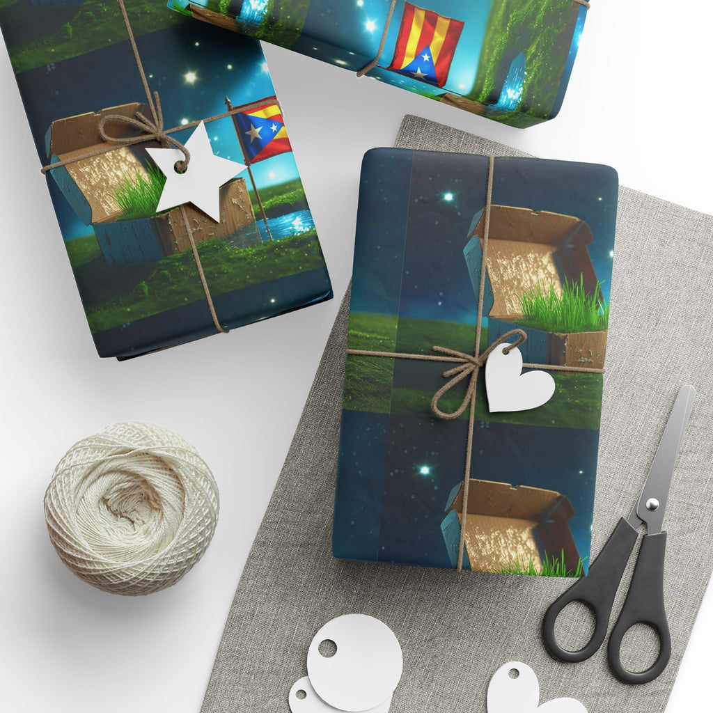 Puerto Rico Wrapping Paper – Cultural Gift Wrap | Boricua Heritage Design | Holiday & Celebration Gift Packaging