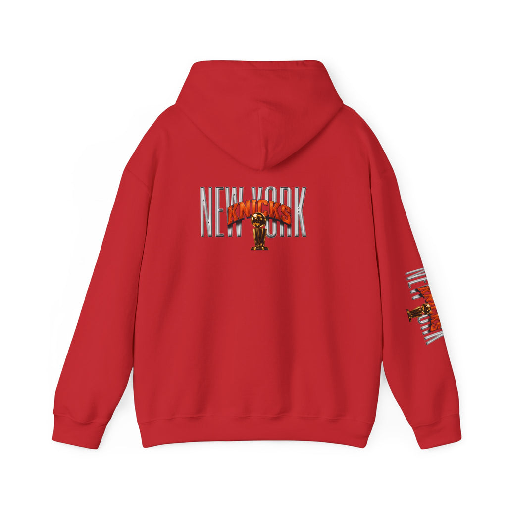 NY-K Retro Player Collage Hoodie — Basketball Fan Sweatshirt
