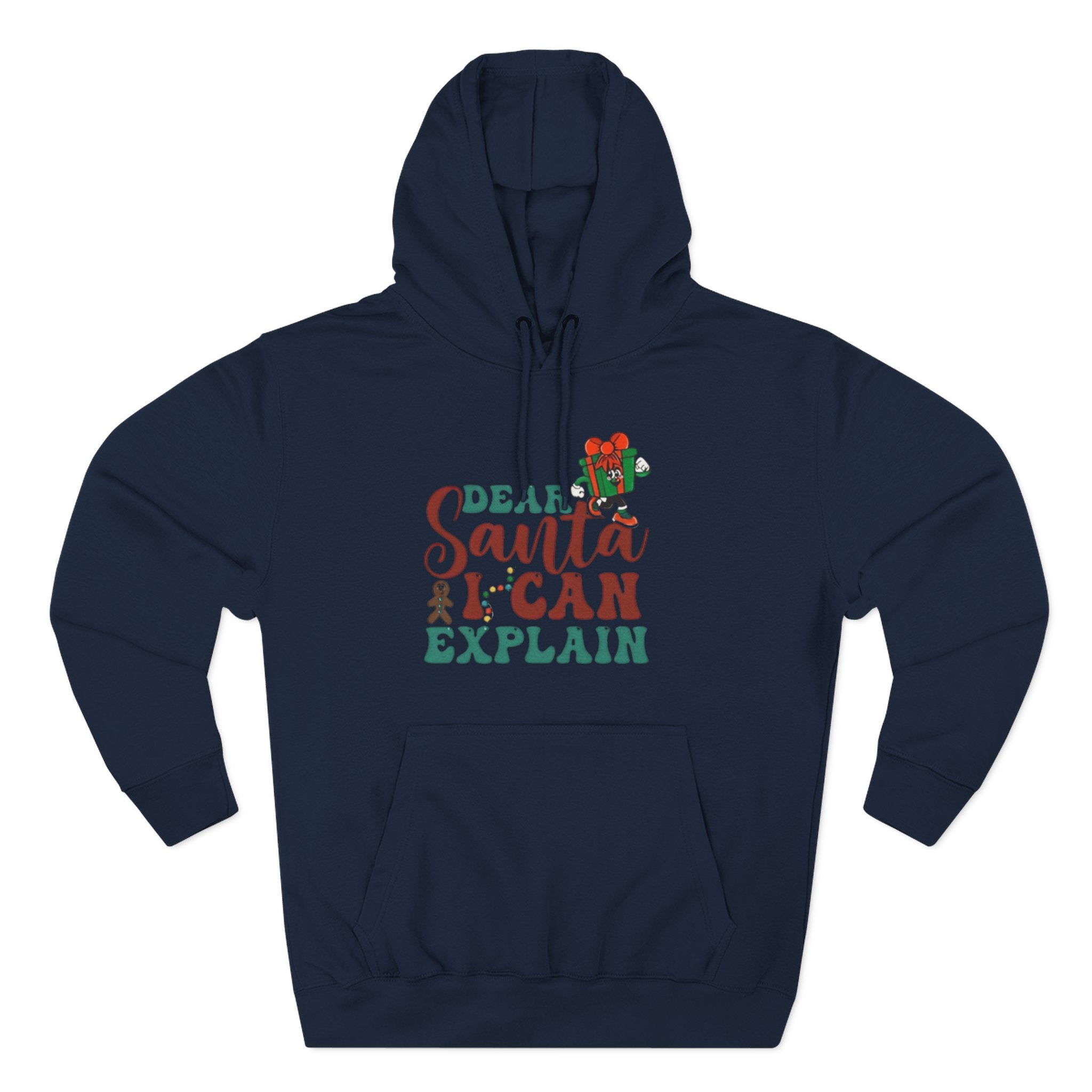 Christmas Hoodie “Dear Santa I Can Explain” Funny Holiday Pullover Christmas T-Shirts and Sweatshirts Collection