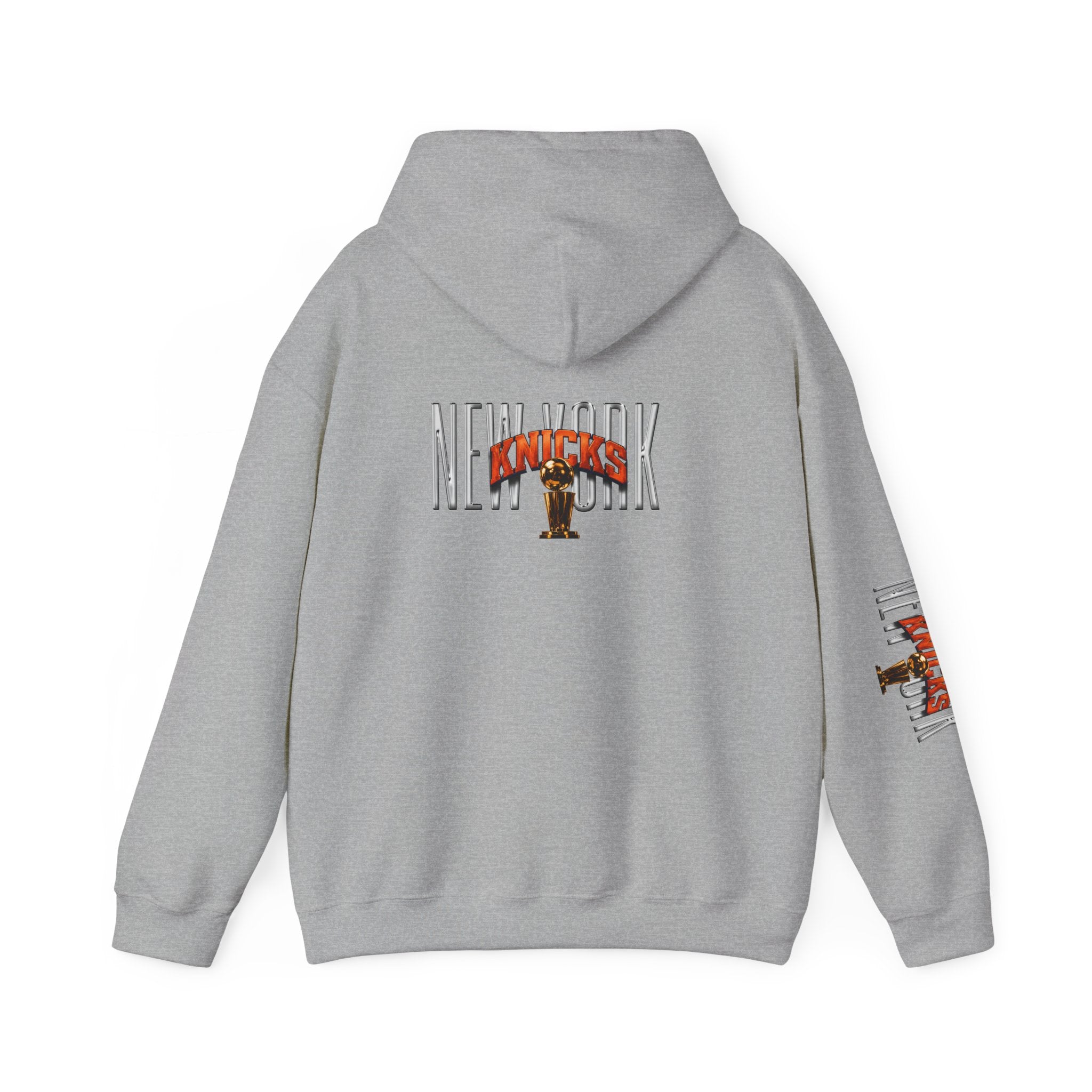 NY-K Retro Player Collage Hoodie — Basketball Fan Sweatshirt
