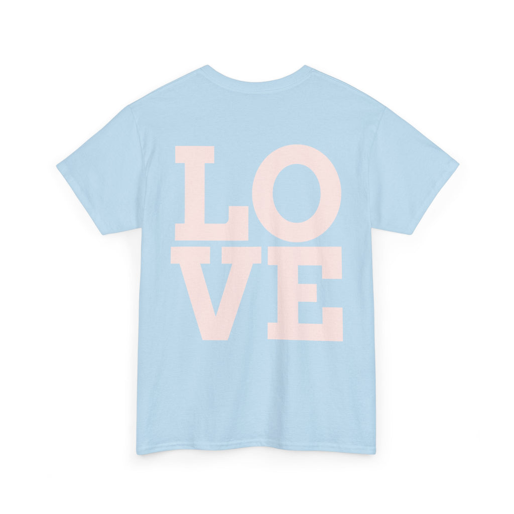 Pink Heart Cherries Tee  LOVE Graphic Valentine T-Shirt