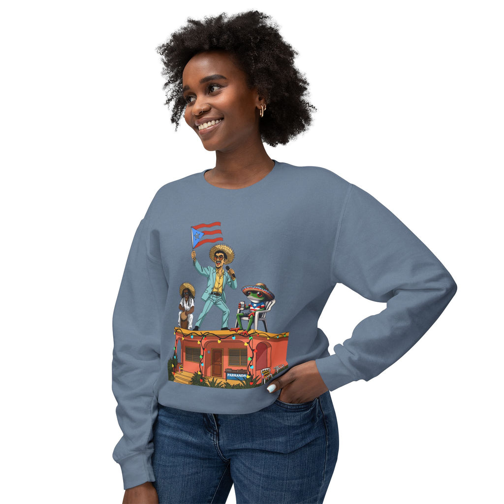 Puerto Rican Benito Parade Sweatshirt  Boricua De Pura Cepa Crewneck Puerto Rico Navidades
