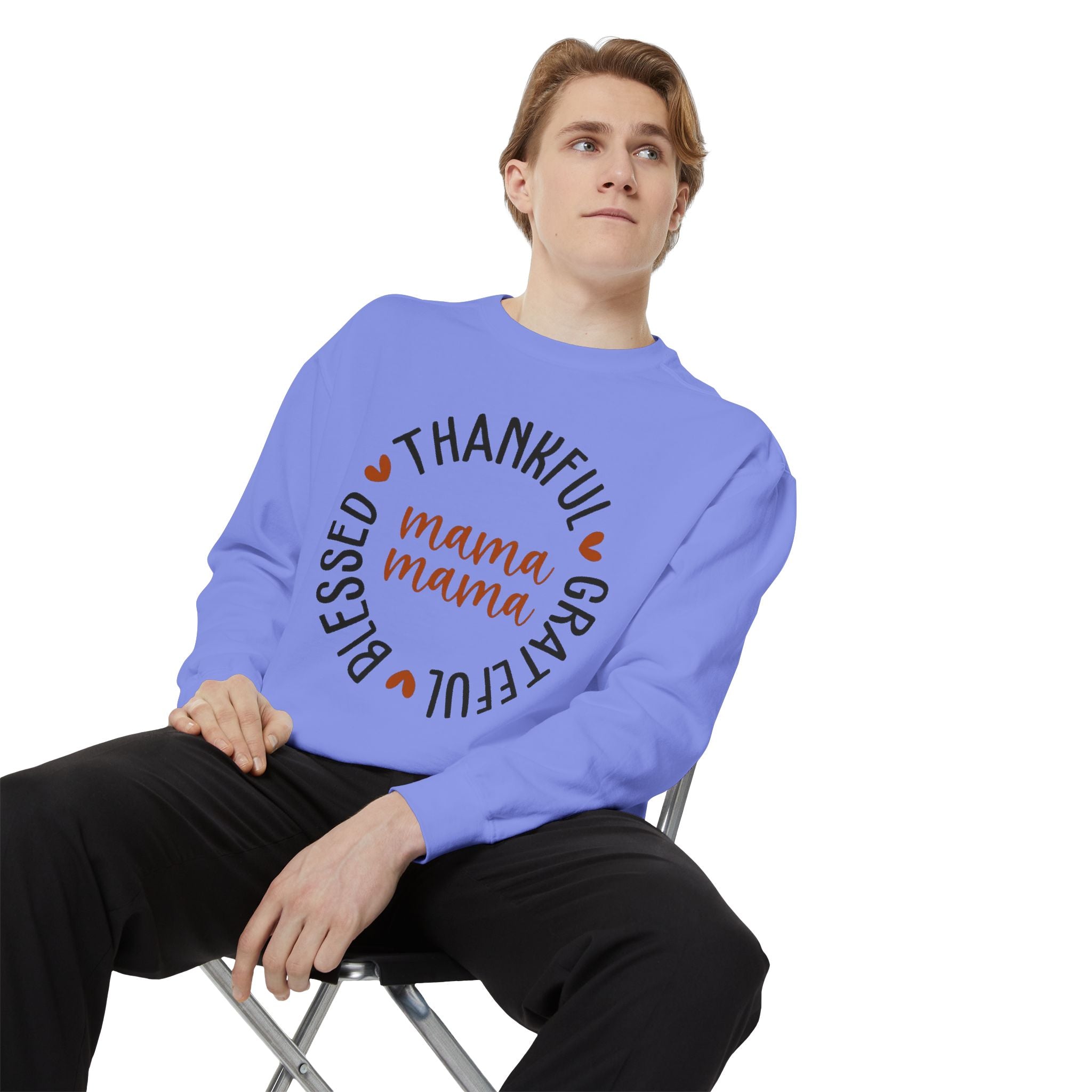 MOM  Sweatshirt Thankful Grateful Blessed "Mama Mama" Sweatshirt