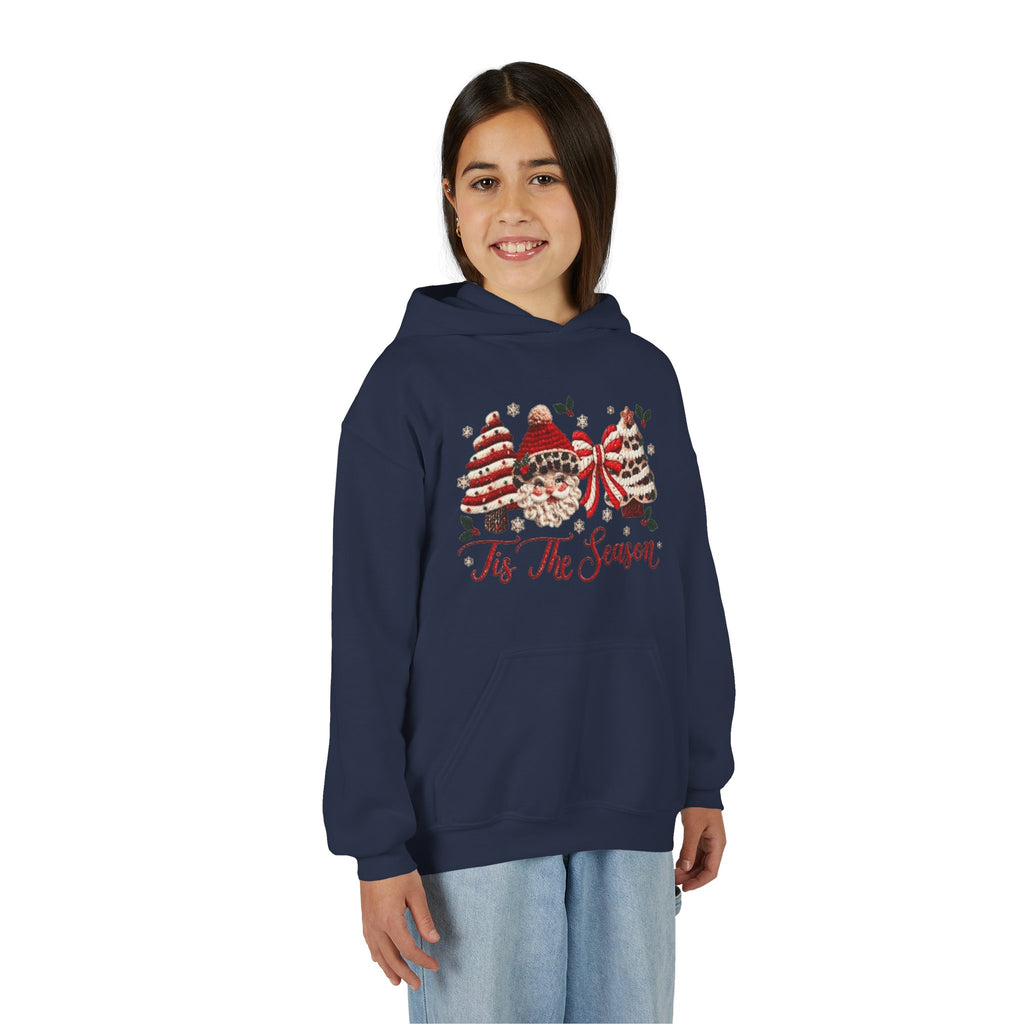Youth Hoodie  Grinch Christmas Scene with 'Maybe Christmas' Quote