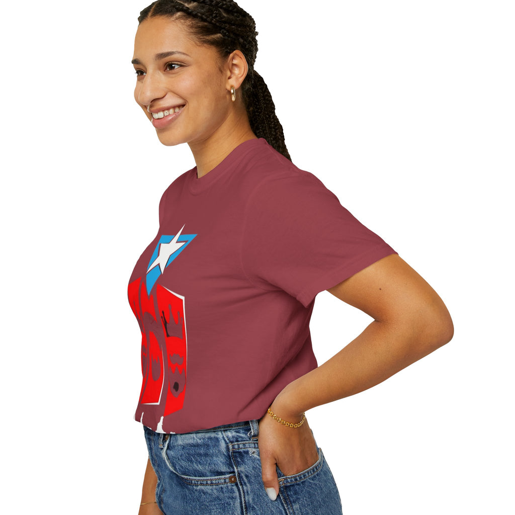 The Three Kings T-Shirt — Puerto Rican Three Kings Graphic Tee (Star & Crown Silhouettes)