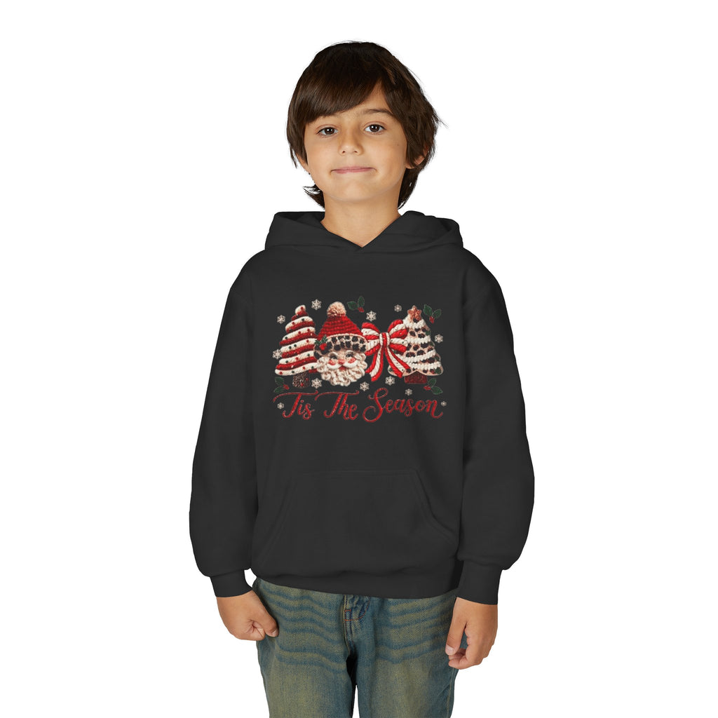 Youth Hoodie  Grinch Christmas Scene with 'Maybe Christmas' Quote
