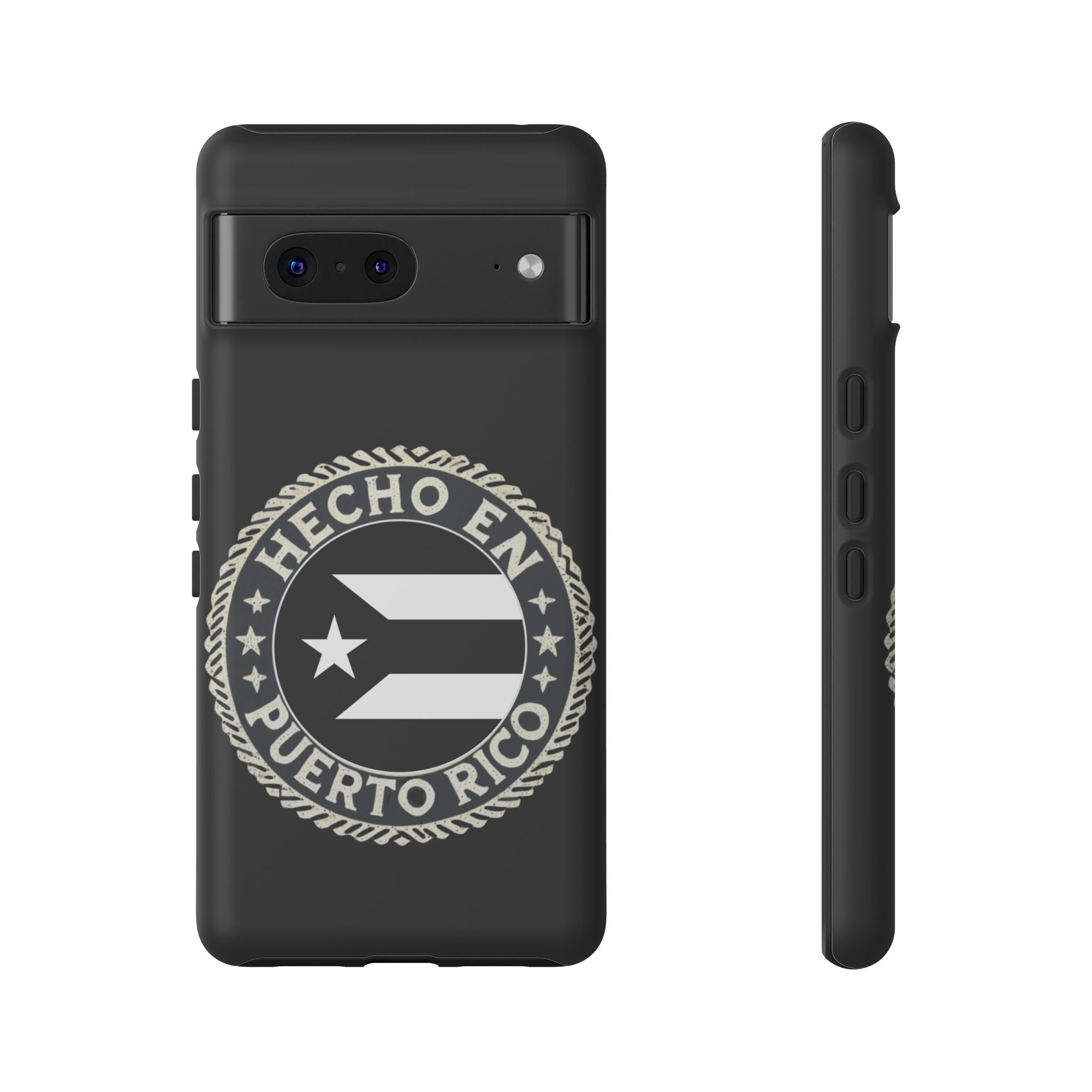 Hecho en Puerto Rico Phone Case  Puerto Rican Flag Emblem Tough Protective Cover