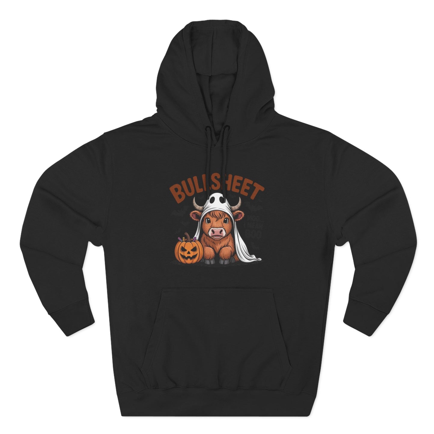 Spooky Vibes Only" Halloween Sweater Cozy Ghostly Fleece Hoodie