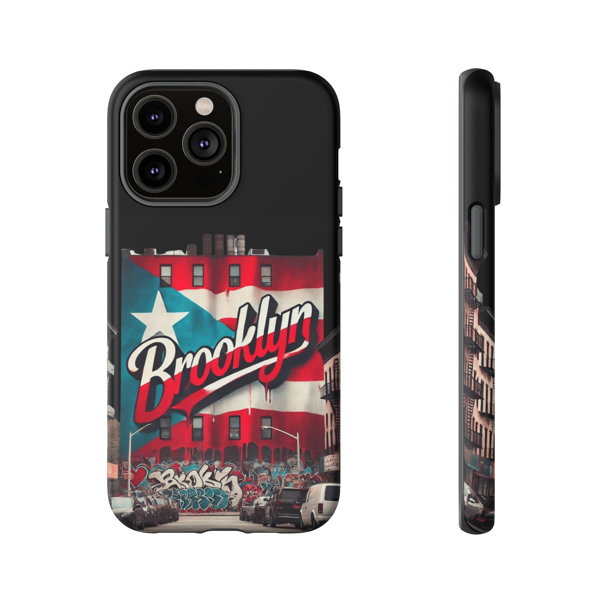 Brooklyn Street Art Phone Case  Urban Graffiti Protective Cover