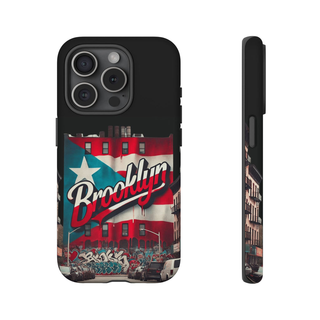 Brooklyn Street Art Phone Case  Urban Graffiti Protective Cover