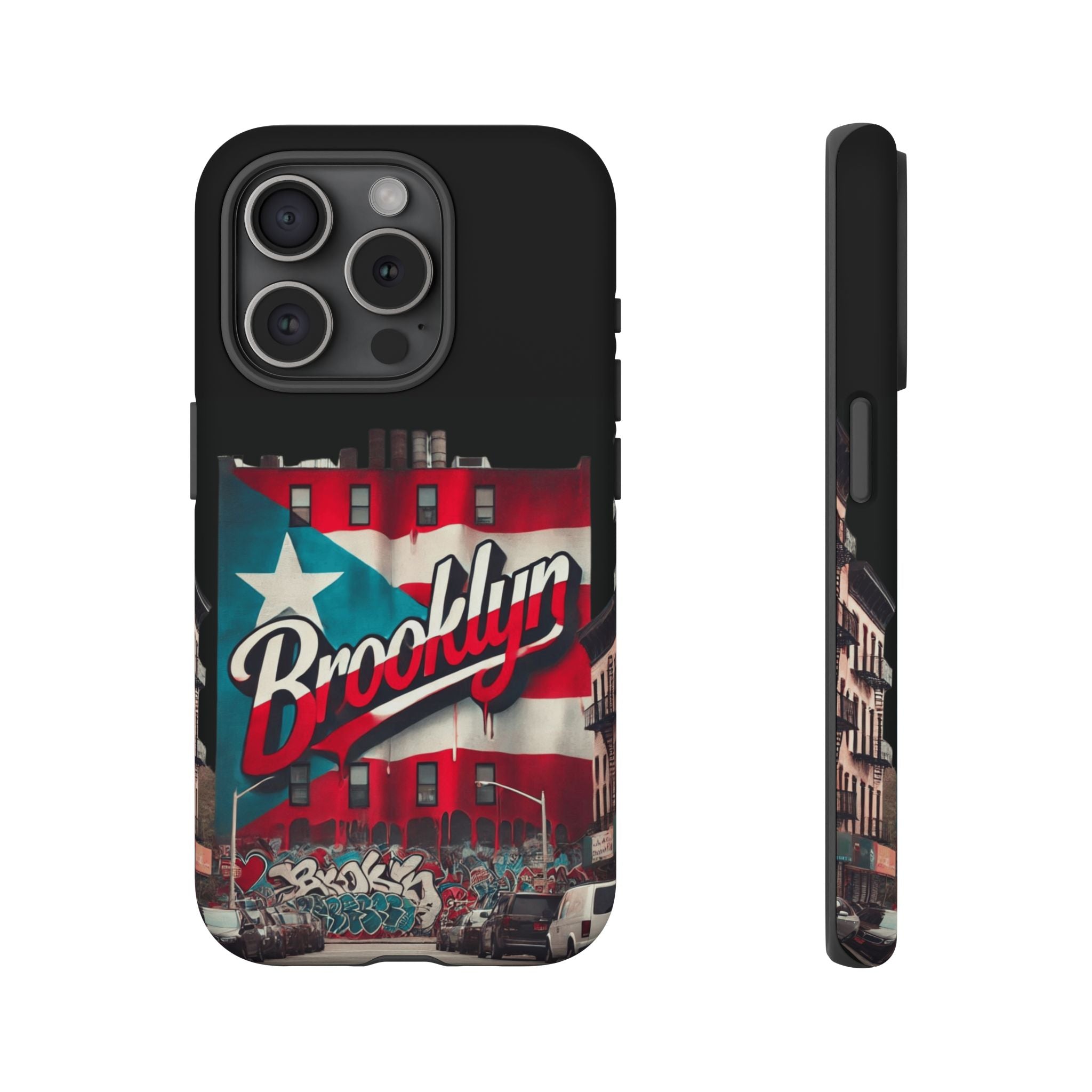 Brooklyn Street Art Phone Case  Urban Graffiti Protective Cover