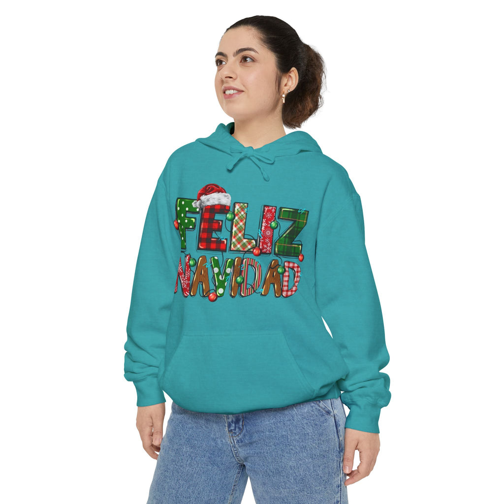 Feliz Navidad Holiday Hoodie  Festive Christmas Hoodie