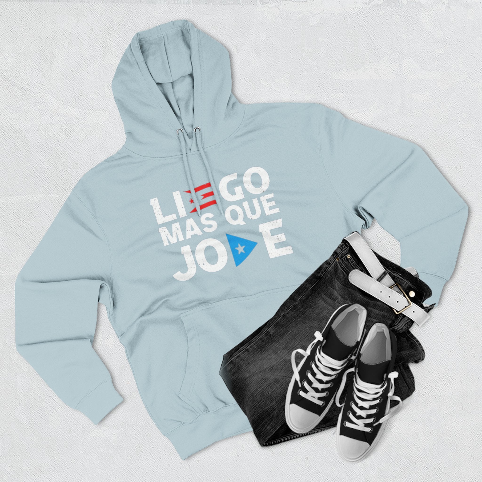 Puerto Rican culture & traditions Navidades Boricuas Collection fleece hoodie