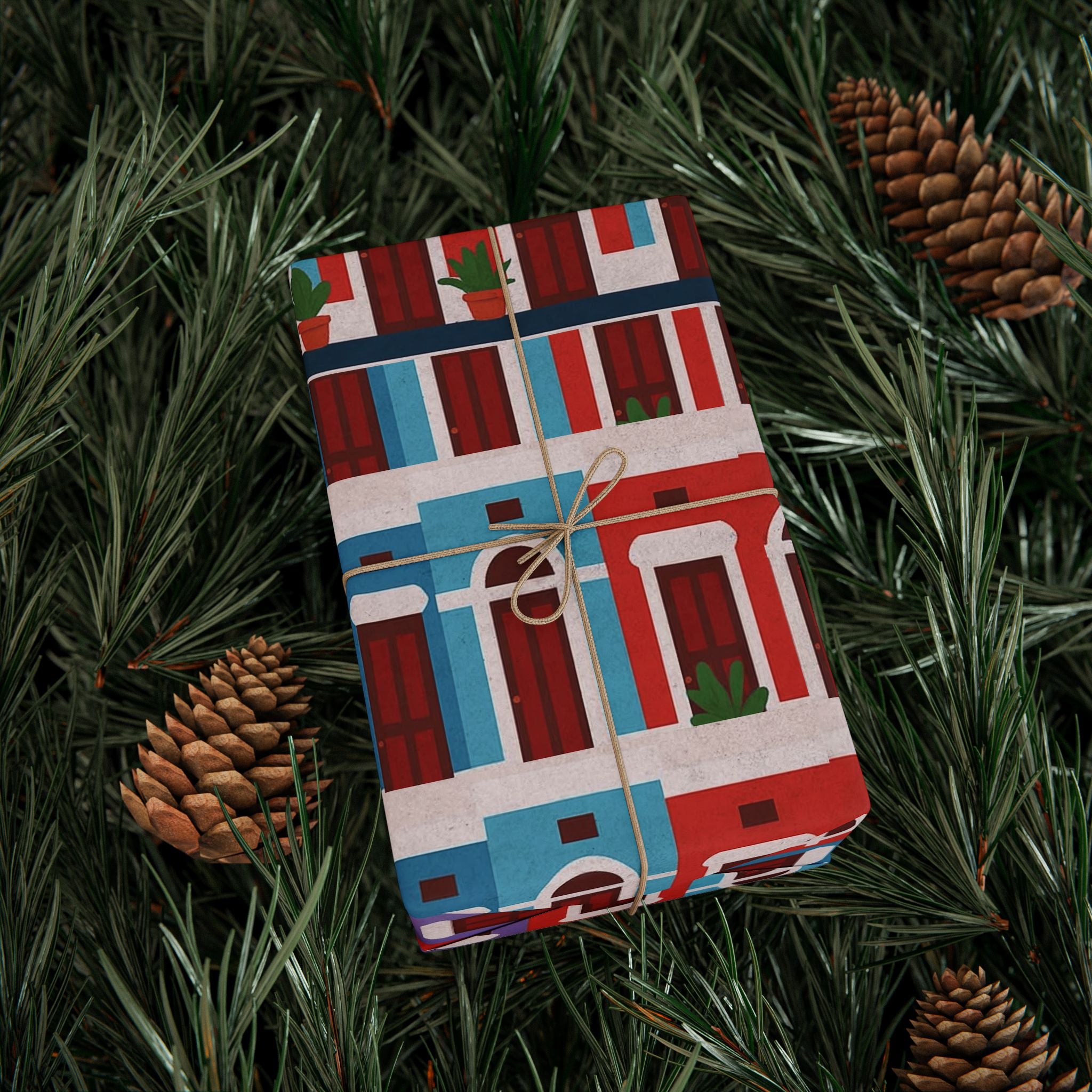 Puerto Rico Wrapping Paper – Cultural Gift Wrap | Boricua Heritage Design | Holiday & Celebration Gift Packaging