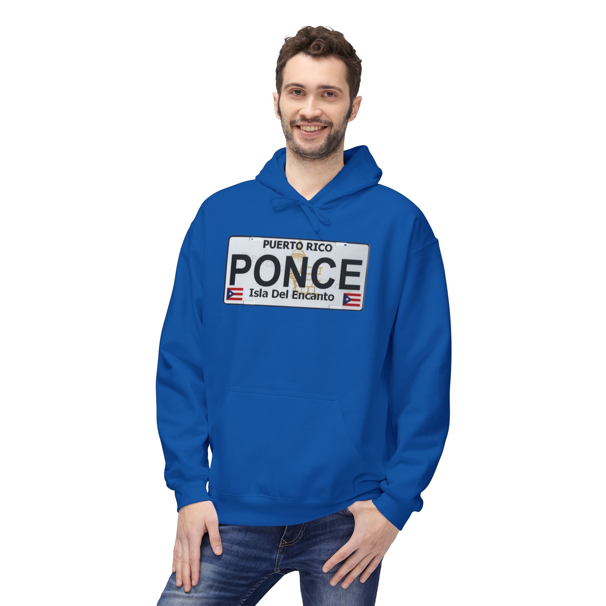 Ponce Puerto Rico License Plate Hoodie Isla Del Encanto Pullover