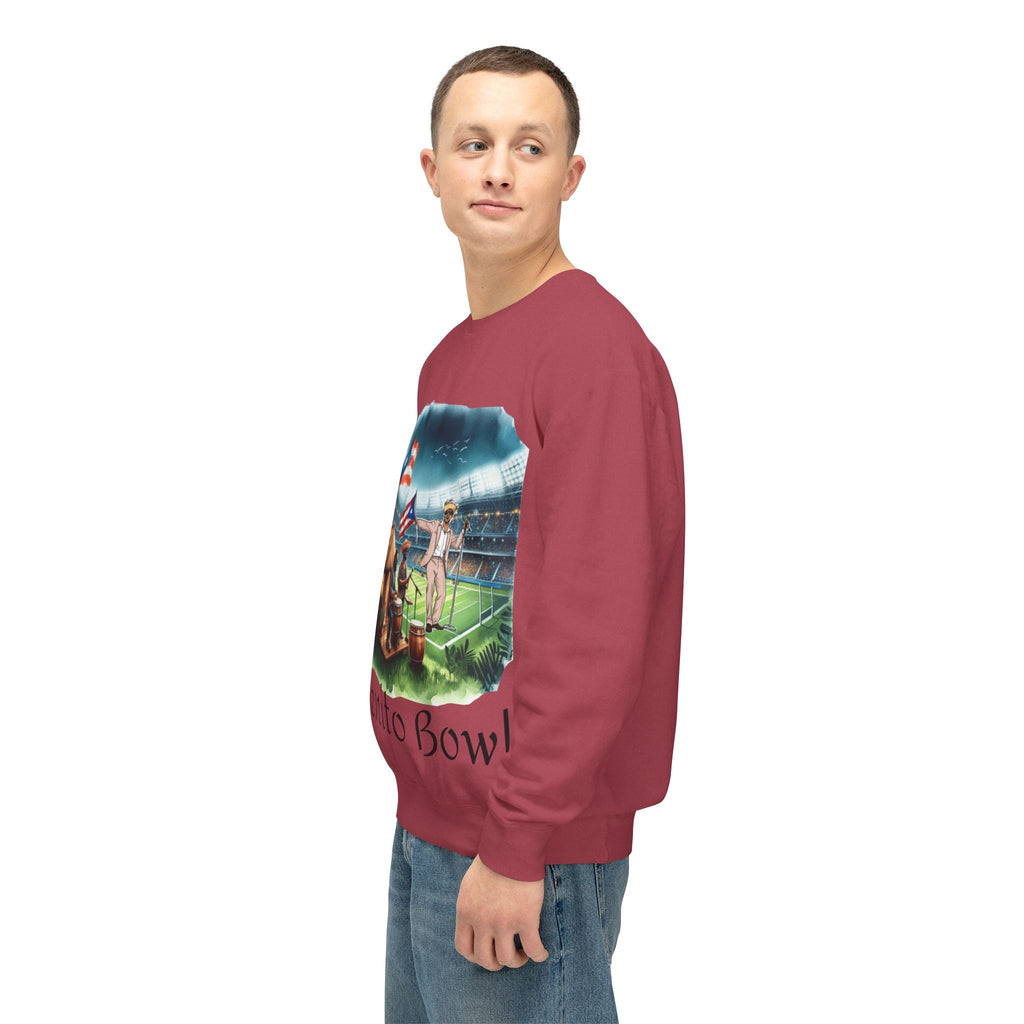 Benito Bowl Sweatshirt  Puerto Rican Tailgate SuperBowl Crewneck