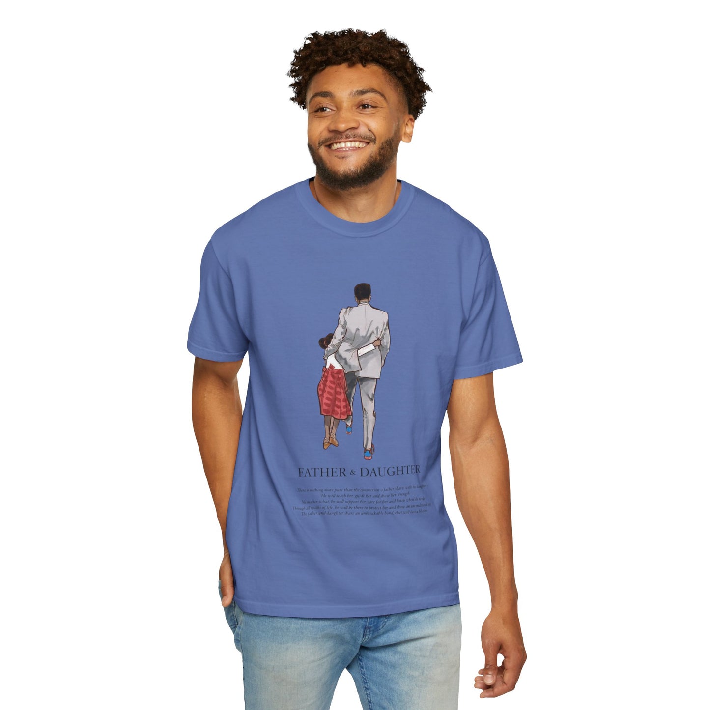 Father & Daughter Unisex T-Shirt, Heartwarming Gift for Dad, Perfect for Father's Day, Family Bonding, Casual Wear