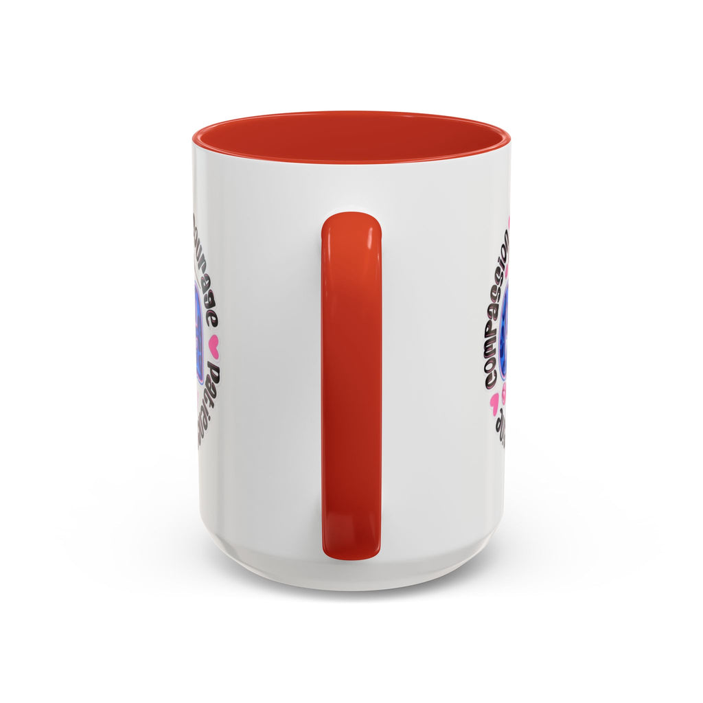 CNA Life Coffee Mug — Compassion, Courage & Patience Accent Mug (11/15oz) Medical Christmas Mug