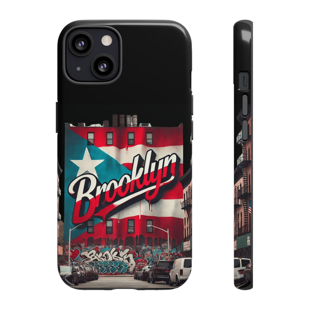 Brooklyn Street Art Phone Case  Urban Graffiti Protective Cover