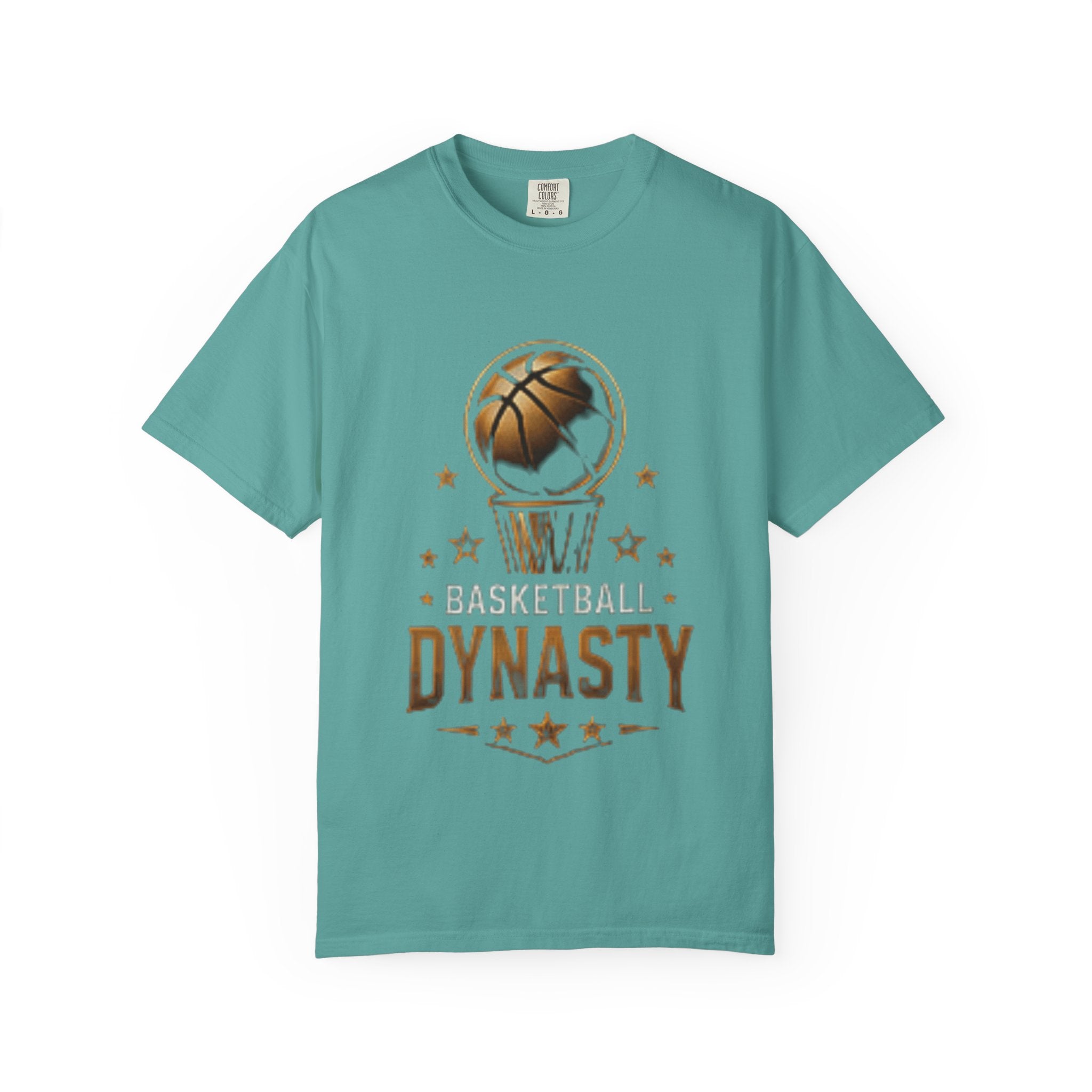 Basketball Dynasty T-Shirt — Vintage Gold Hoop Graphic