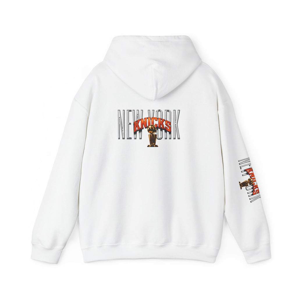 NY-K Retro Player Collage Hoodie — Basketball Fan Sweatshirt