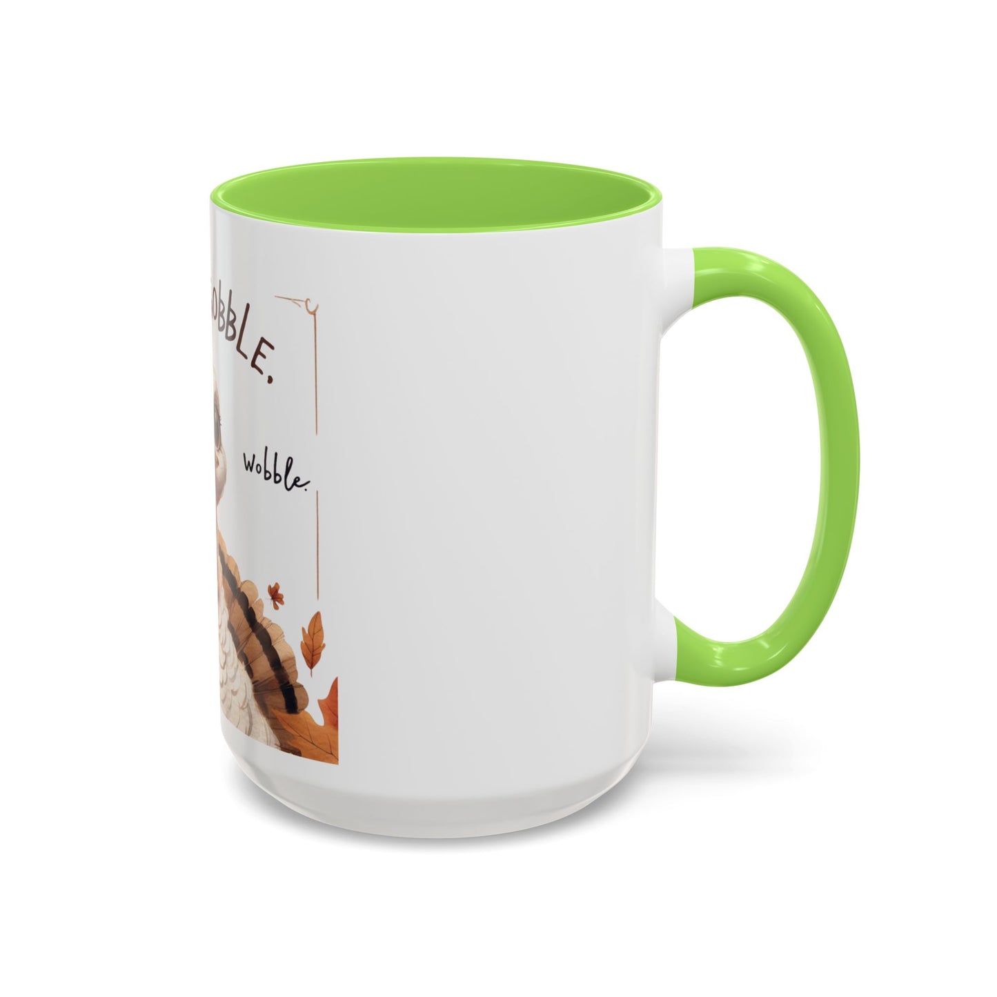 Mix cozy, aesthetic, and autumn-inspired sayings 🍁 Whimsical Thanksgiving Mug - Gobble Gobble Design