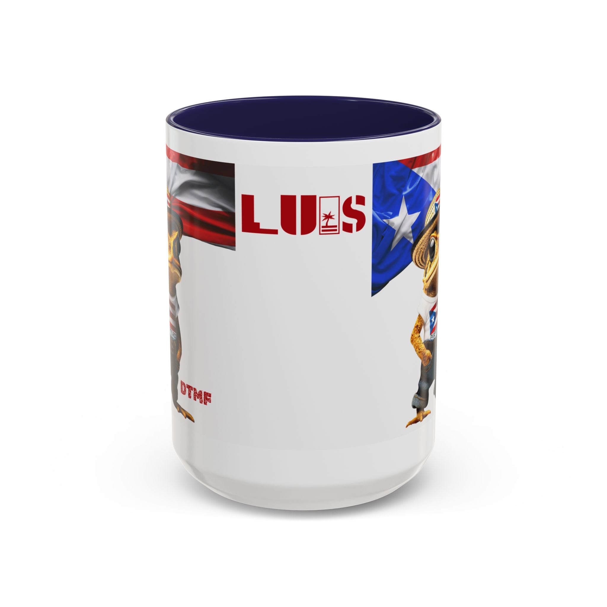 Puerto Rican Frog Character Coffee Mug - Fun Accent Mug for Coffee Lovers
