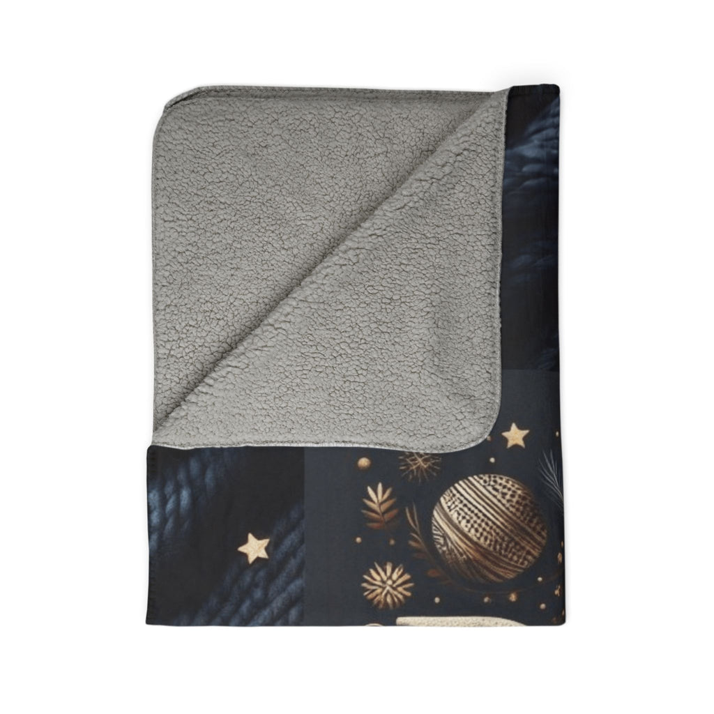 Dad Holiday Sherpa Blanket – Warm Cozy Fleece Throw for Christmas & Father’s Day Holiday Christmas Blanket,