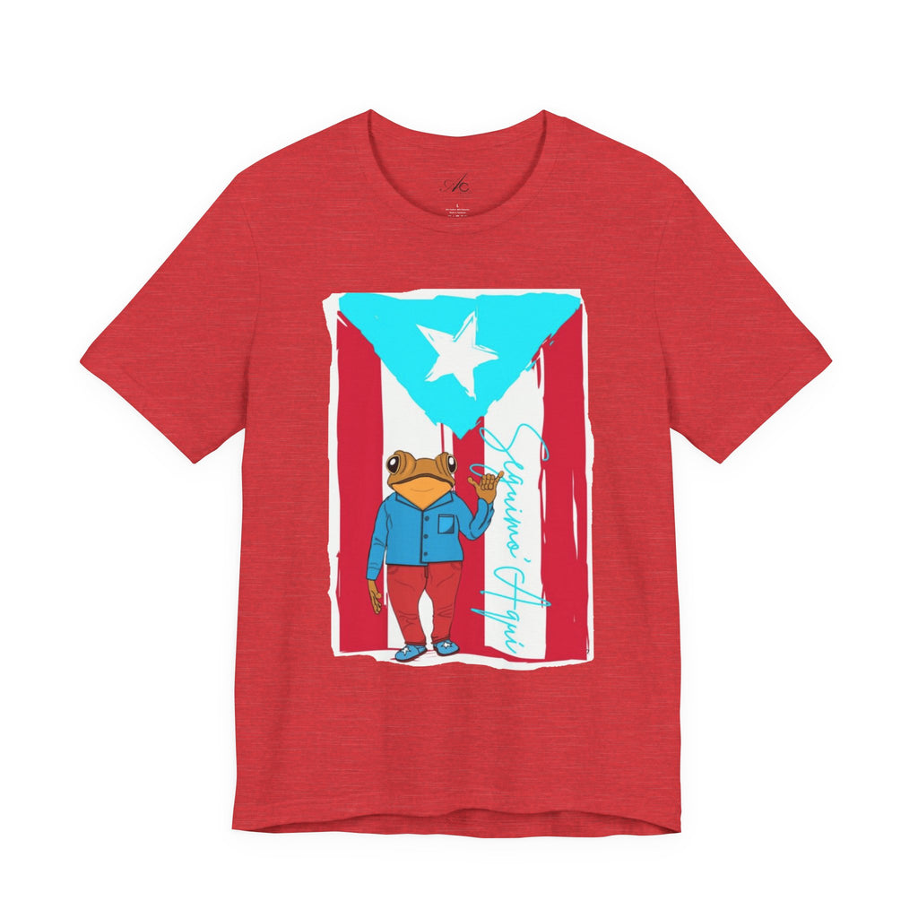 Puerto Rican Coqui Flag T‑Shirt  Boricua Pride Tee