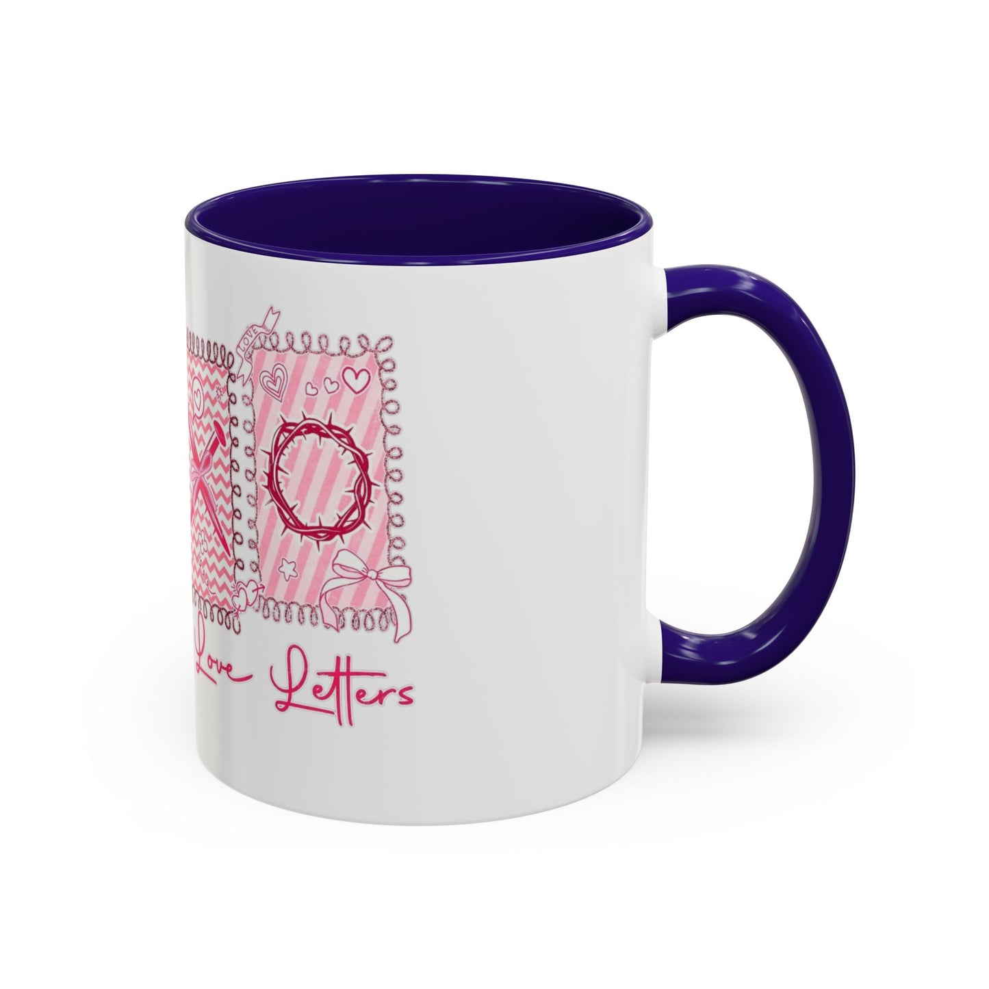 Love Letters XOXO Ceramic Mug — Colorful 11oz & 15oz Coffee Cup