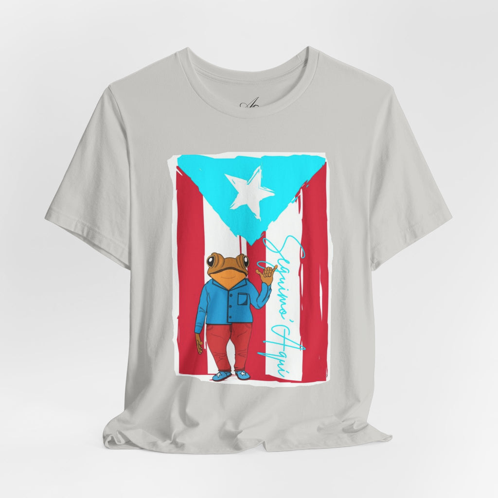 Puerto Rican Coqui Flag T‑Shirt  Boricua Pride Tee
