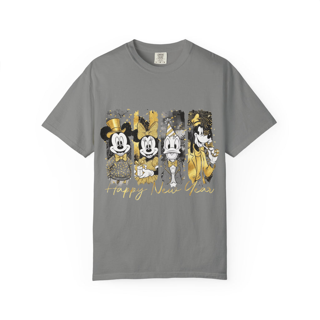 New Year Mickey & Friends T-Shirt  'Happy New Year' Graphic Tee
