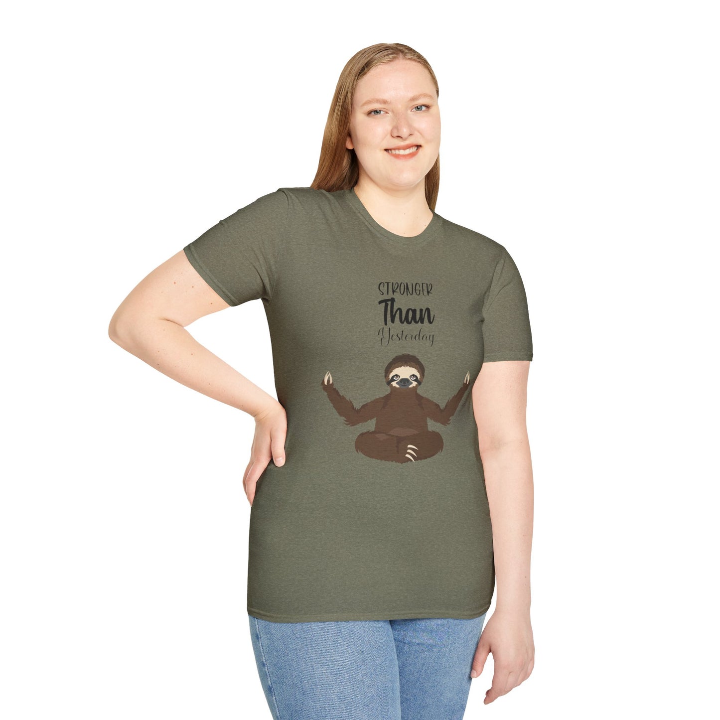 🧘‍♀️ Wear Your Peace. - Unisex Softstyle Tee, Funny Gift for Lazy Days, Quirky Casual Wear, Perfect for Birthdays, Relaxation Vibes