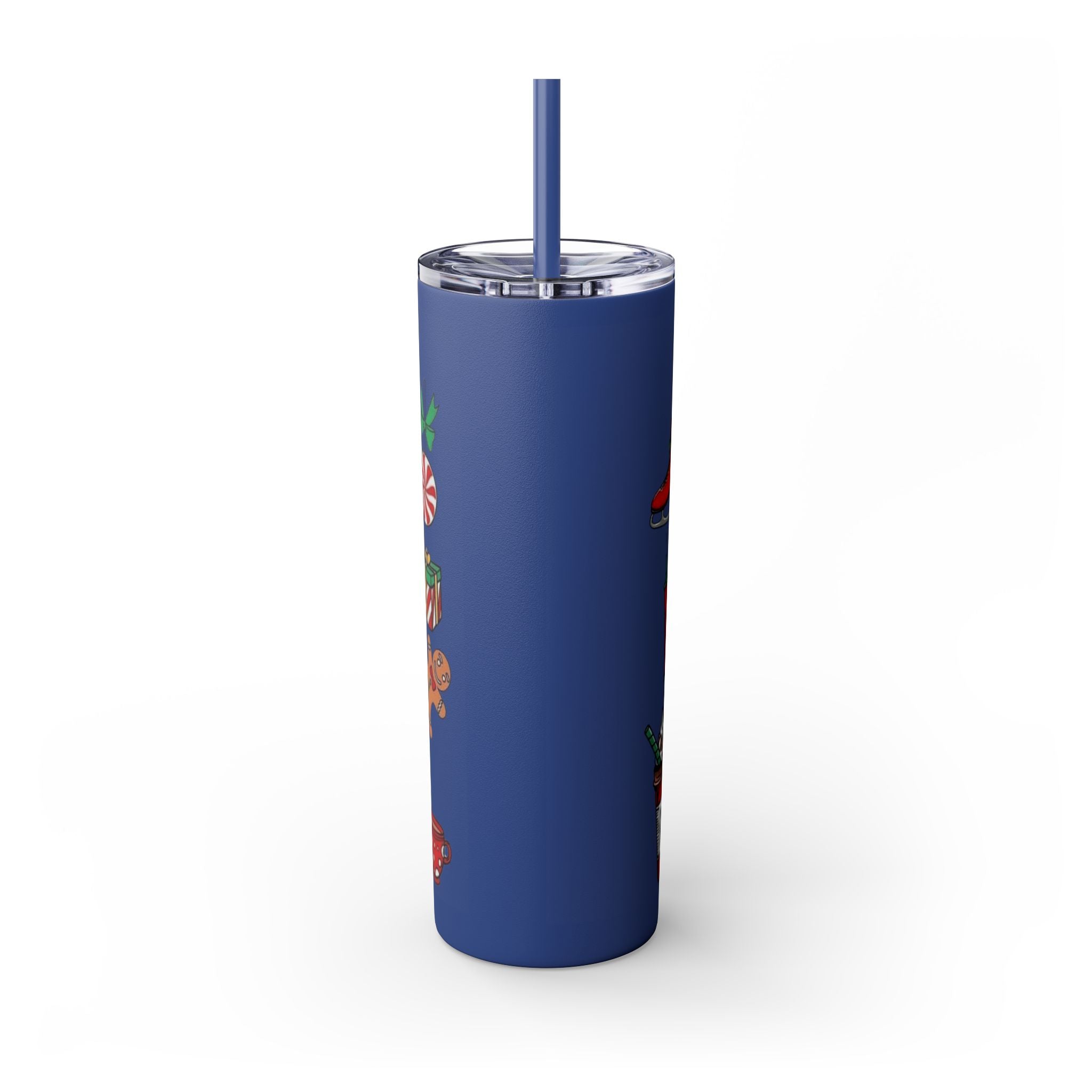 Emergency Department Nurse Christmas Skinny Tumbler - 20oz Holiday Medical Travel Cup with Straw Medical Christmas Mug