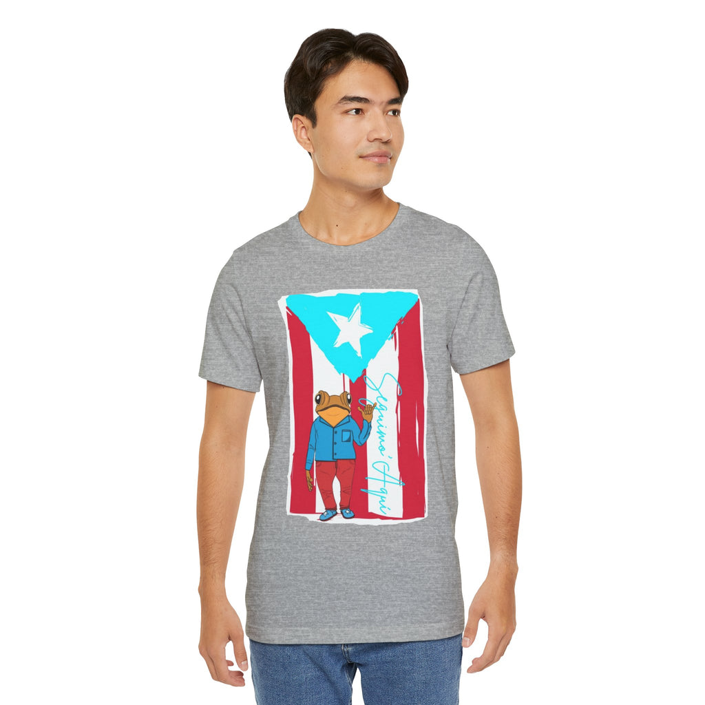 Puerto Rican Coqui Flag T‑Shirt  Boricua Pride Tee