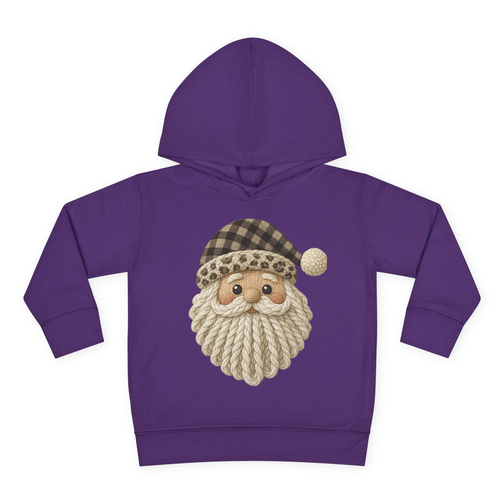Toddler Hoodie  Cozy Plaid Santa Gnome Pullover