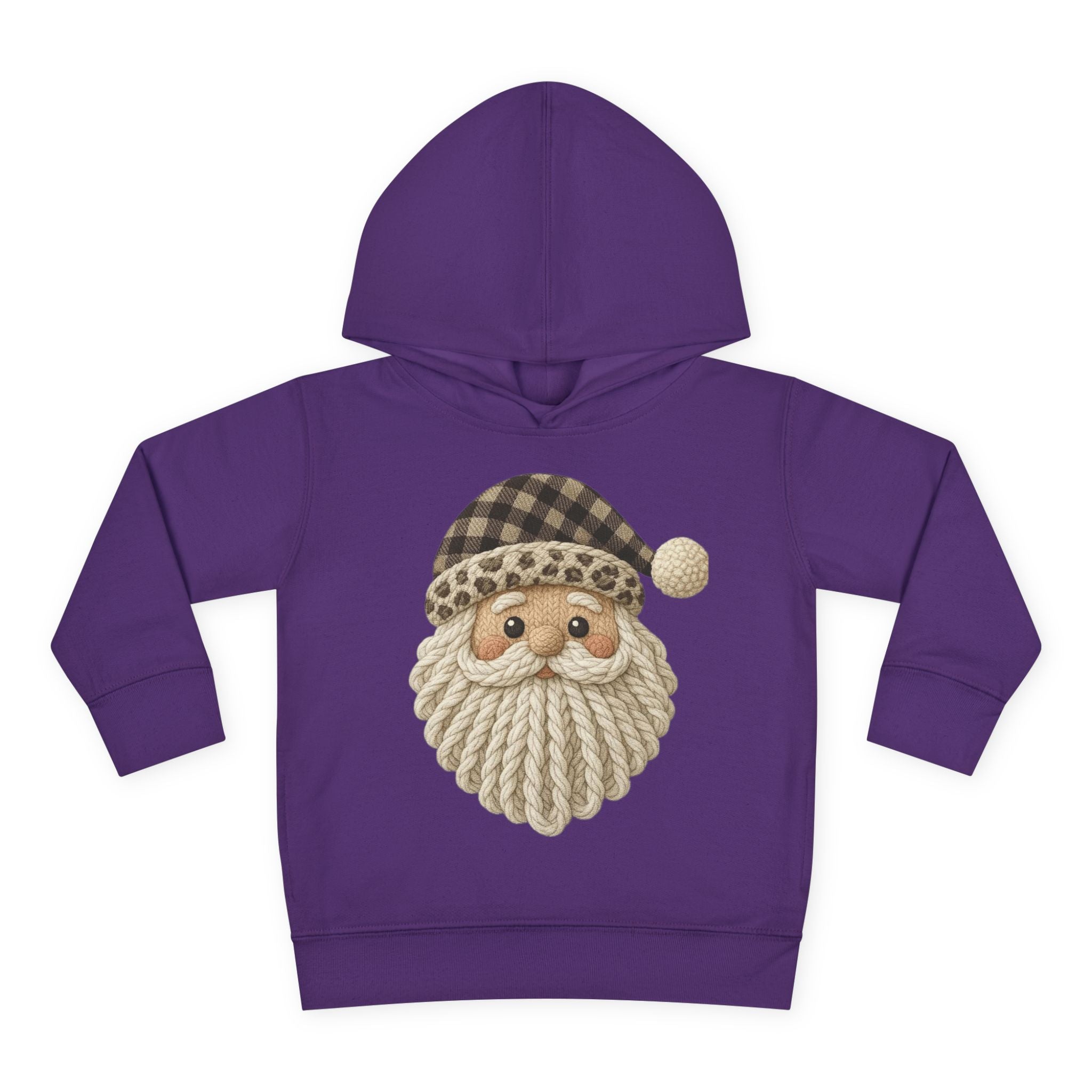 Toddler Hoodie  Cozy Plaid Santa Gnome Pullover