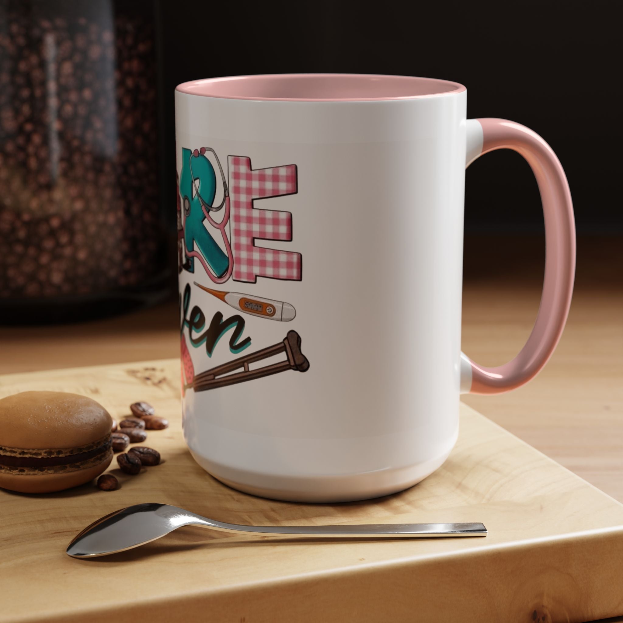 Nurse Given Accent Coffee Mug — Caregiver & Medical Equipment Design Christmas mug for all healthcare heroes