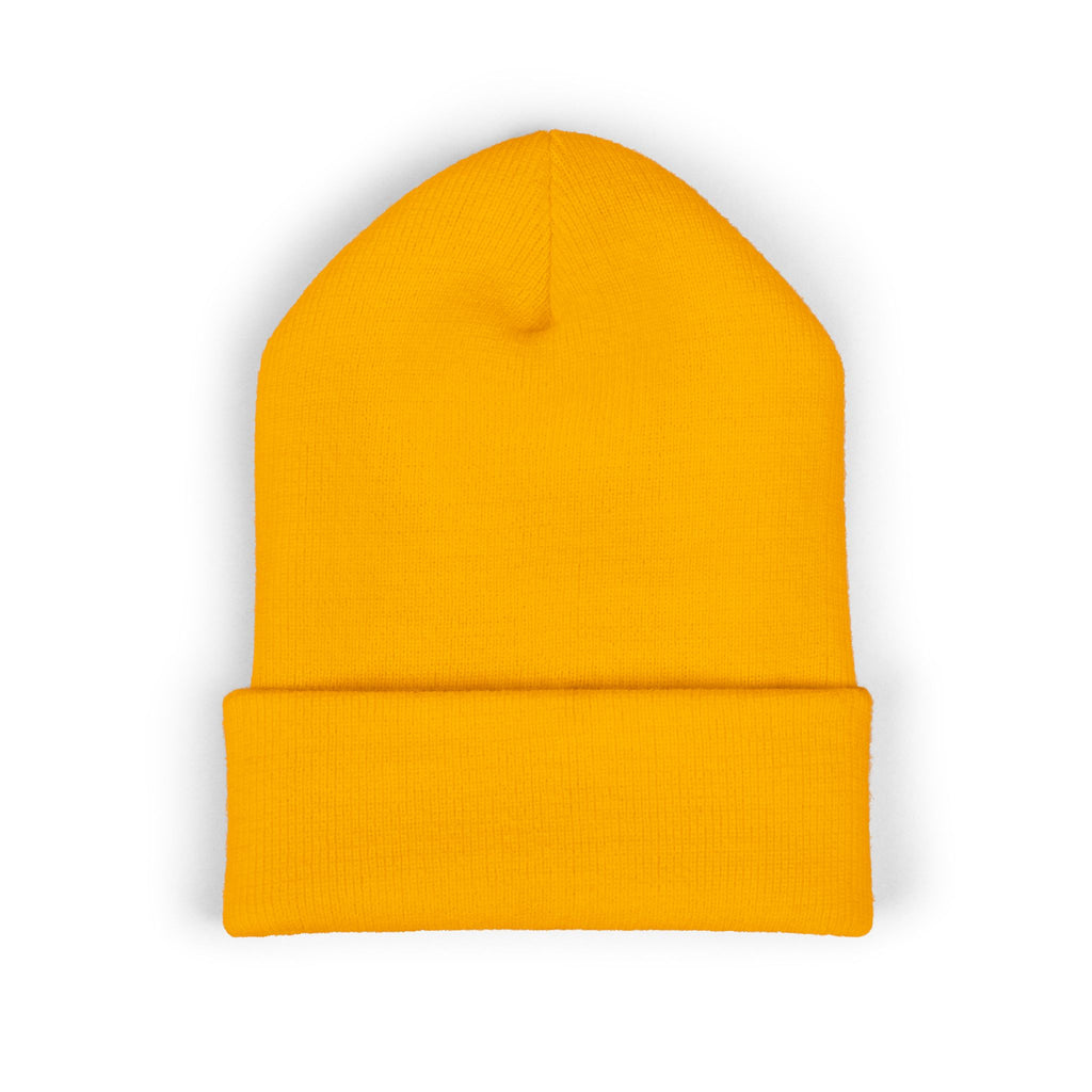 Embroidered 'Holi' Symbol Knit Hat Puerto Rico Beanie Hat – Boricua Pride Cuffed Winter Hat