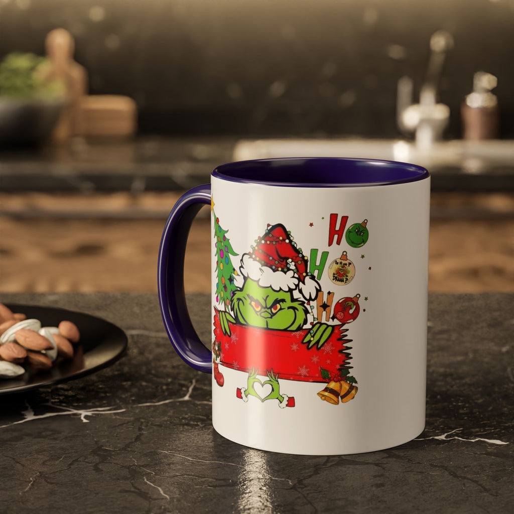 Christmas Grinch Mug (11oz & 15oz)  Funny Holiday Coffee Cup with Grinch Illustration Christmas Mugs Collection!