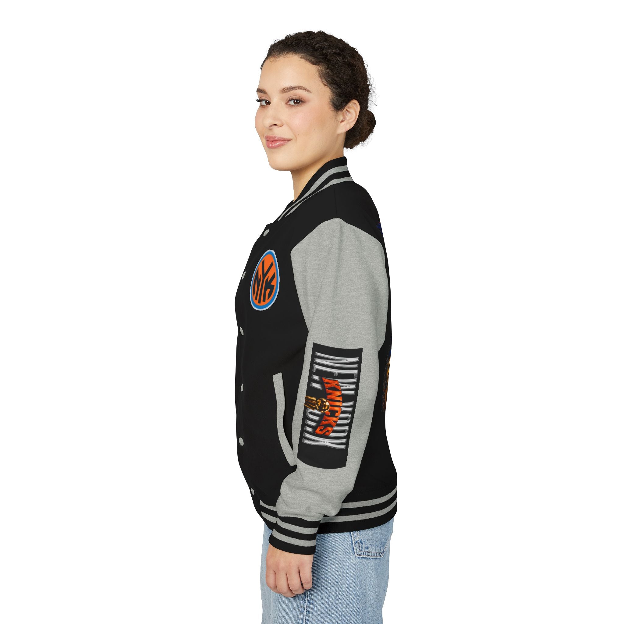Basketball-Inspired Letterman Jacket — Men's Retro Varsity Sports Jacket Jose AlvarTribute Varsity Jacket