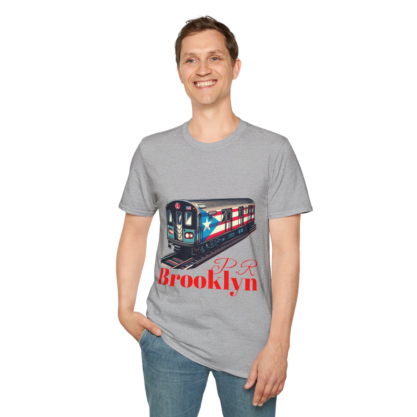 New Yorican and Proud Where Boricua Meets Brooklyn PR Train T-Shirt, Unisex Graphic Tee, Travel Shirt, Gift for NYC Lovers,