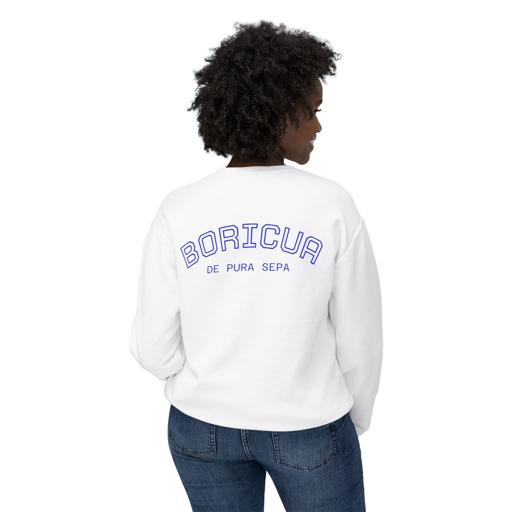 Puerto Rican Benito Parade Sweatshirt  Boricua De Pura Cepa Crewneck Puerto Rico Navidades